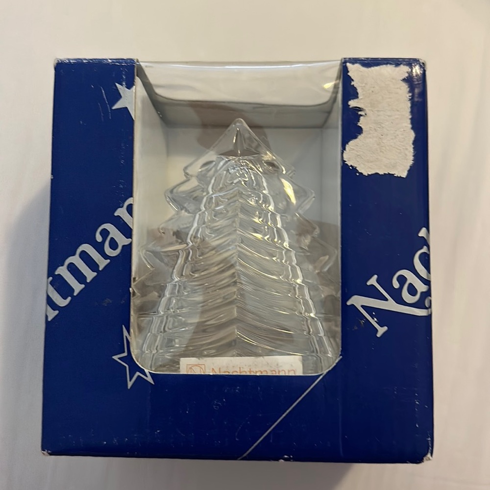 NWT Nachtmann crystal Christmas tree box